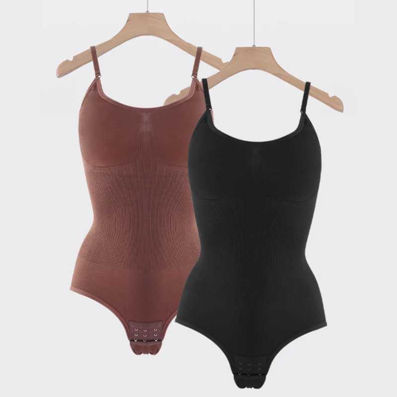 Women Solid Bodysuit Tummy Control Shapewear M-3XL Big Size High Elastic Body Suits Seamless Sculpting Slimming Waist UnderwearXJ250304