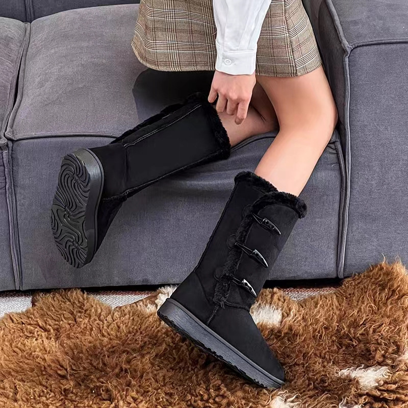 new free shipping designer snow fur furry winter womens boots work shoes platform martin boot mens booties