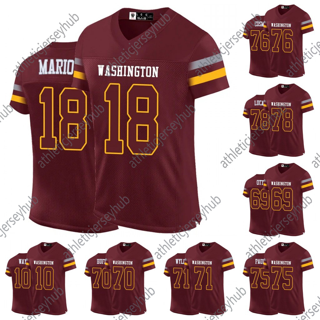 Shxinet Men/Women/Youth Personalized Football Jersey Jayden Daniels Terry McLaurin JerzhanN ewton Jahan Dotson Bobby Wagner Stitched American Football