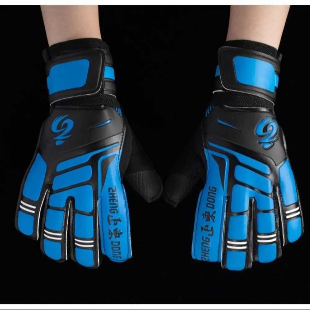 1 pair of breathable goalkeeper gloves anti slip and wear-resistant football gloves thick latex comfortable football training glovesXJ250412