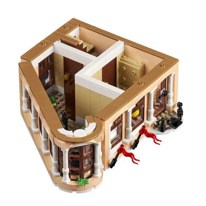 Street View Series Boutique Hotel Modular Building Blocks Bricks Toys Birthday Christmas Gifts Compatible 10297 toys for boysXJ241029