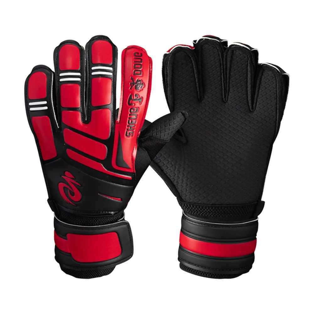 1 pair of breathable goalkeeper gloves anti slip and wear-resistant football gloves thick latex comfortable football training glovesXJ250412