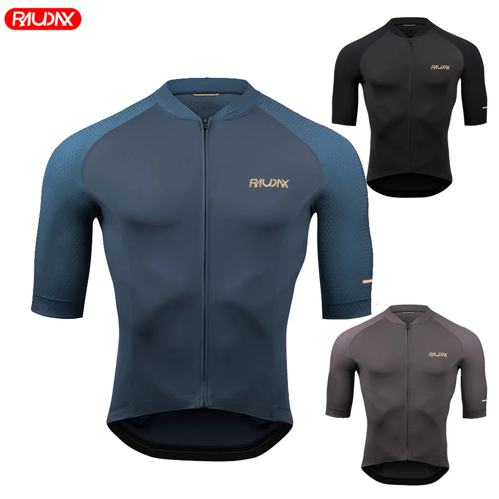 Men Cycling Jersey RAUDAX Top Quality Racing Bike Shirts Clothes Maillot Summer MTB Ropa Ciclismo Uniform Kit 241030