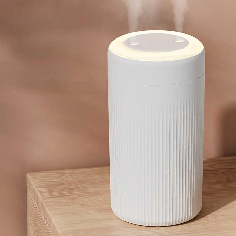 USB air humidifier with a large capacity of 800ML He car hydration anti drying light noise dual spray humidifier Y241104