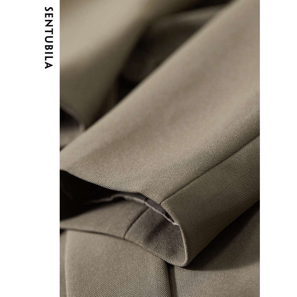 Elegant Blazer And Skirt Set For Women Spring Autumn Long Sleeve Suit Jacket Pleated Skirts 2 Pieces Sets 123Z43430