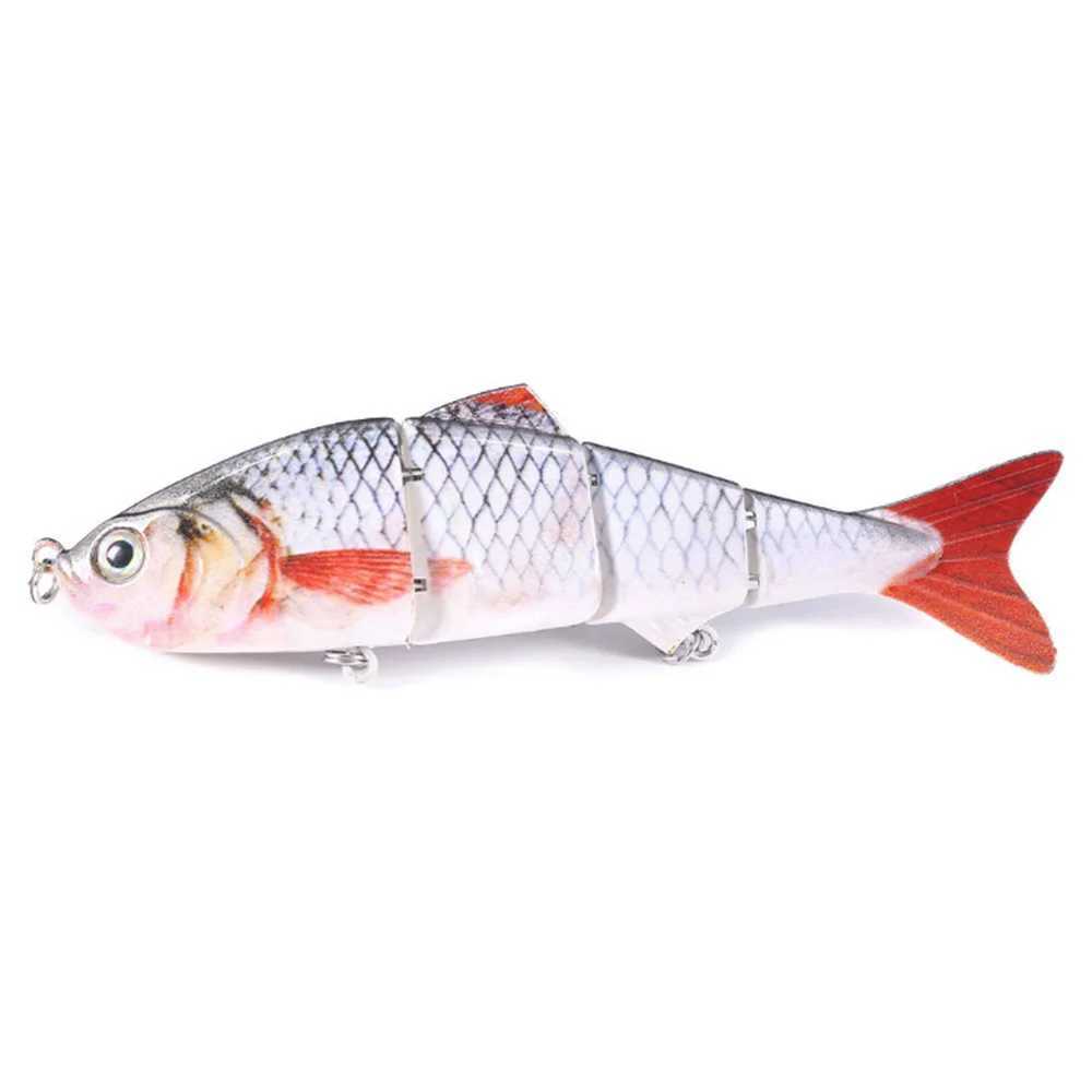 1Pcs 12cm 16.6g Sink Wobbrs Fishing Bait Multi Splicing Part Artificial Hard Bait Swimming Bait Tractor Fishing Tool W241029