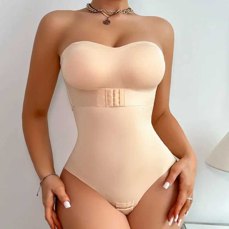Seamless Strapless Shapewear Tummy Control Shortie Bodysuit For Women Hipster Sculpt Body Shapern Shapers CorsetX2410