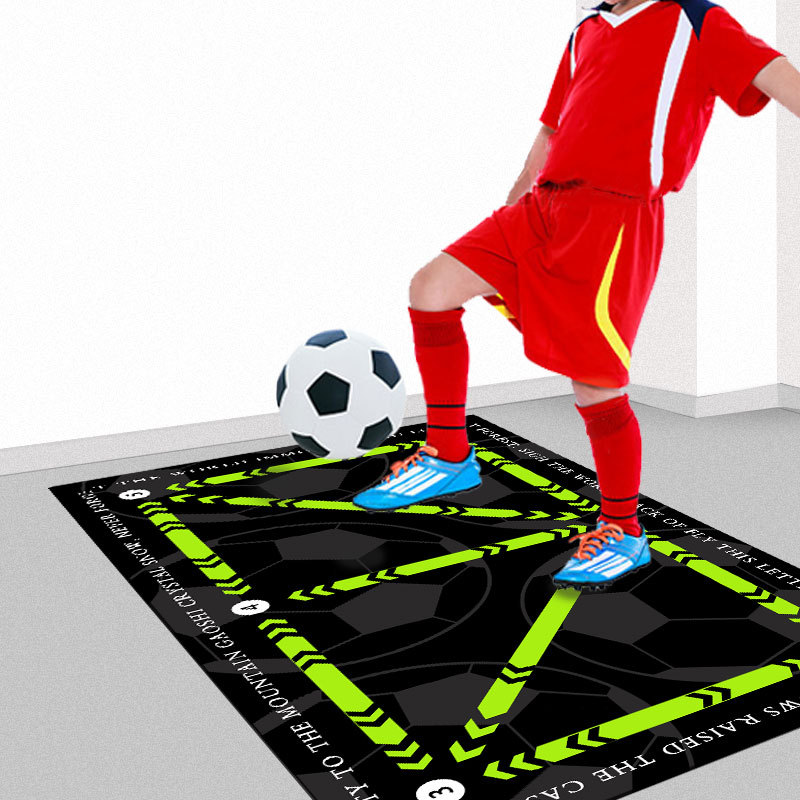 Carpets Football Footstep Training Mat Agility Train Non-Slip Silent For All Ages To Improve Speed