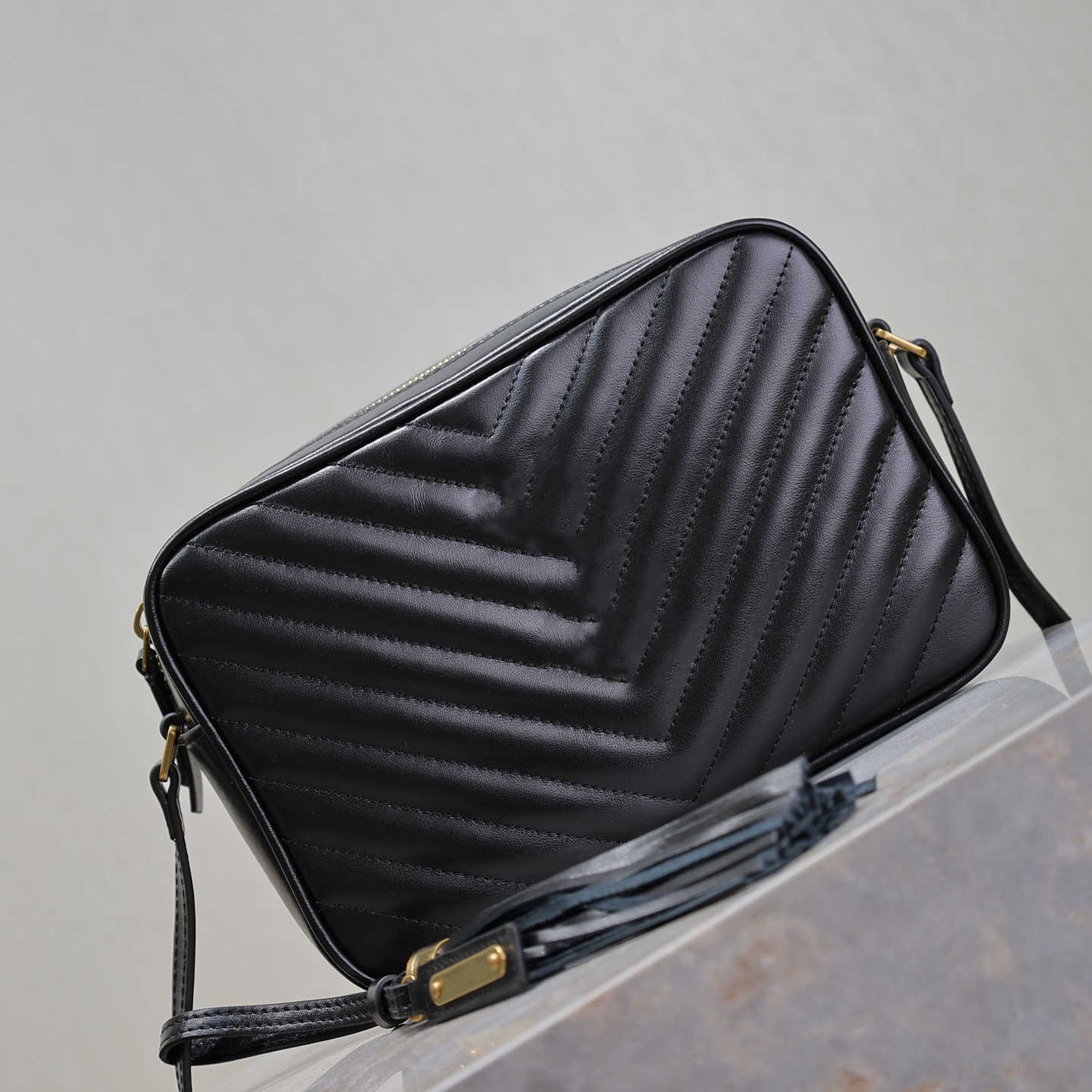Designer Mirror Quality camera in quilted leather bag Women Crossbody Fashion Classic Handbag Hobo Chain Bags