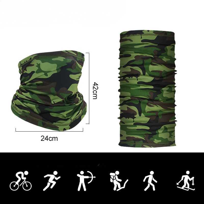 Cycling Balaclava Summer Uv Protection Face facial mask Bandana Scarf Mens Neck Cover Sunscreen Outdoor Fishing Hiking Golf facial mask W241029