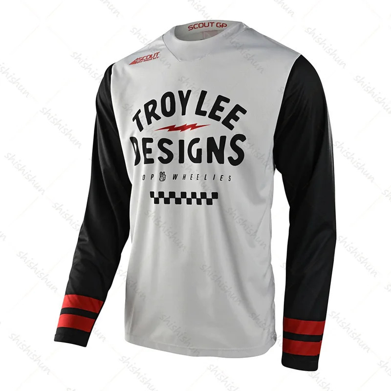 Mens Motocross Downhill Jersey MTB Mountain Bike DH BMX Shirt MX Motorcycle Enduro 241030 - view 5