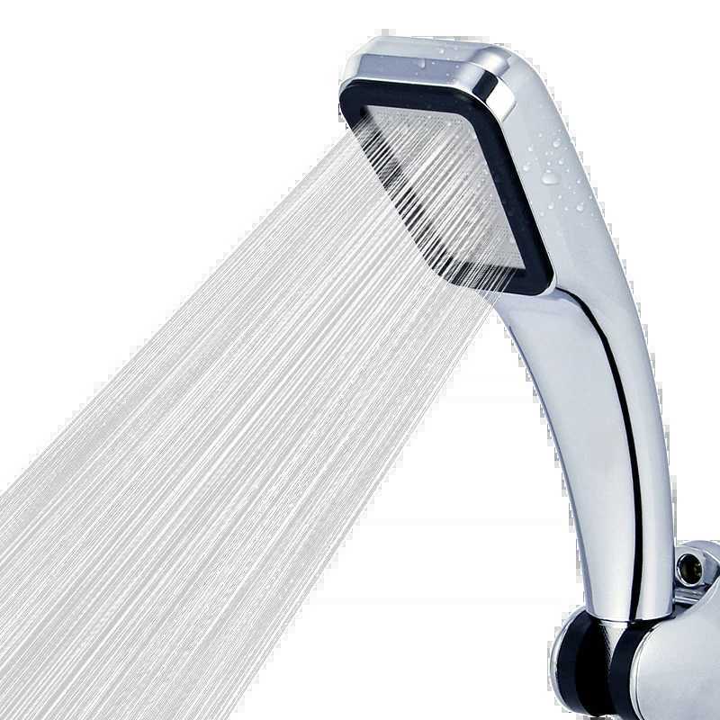 Square 300-hole high-pressure rain shower nozzle shower head water-saving water flow with chrome-plated ABS bathroom accessoriesM251120