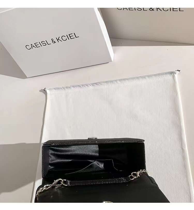 Glitter Square Women Fashion Handbag Crystal Shiny Dia Evening Wedding Party Clutch Purse Female Crossbody Bag