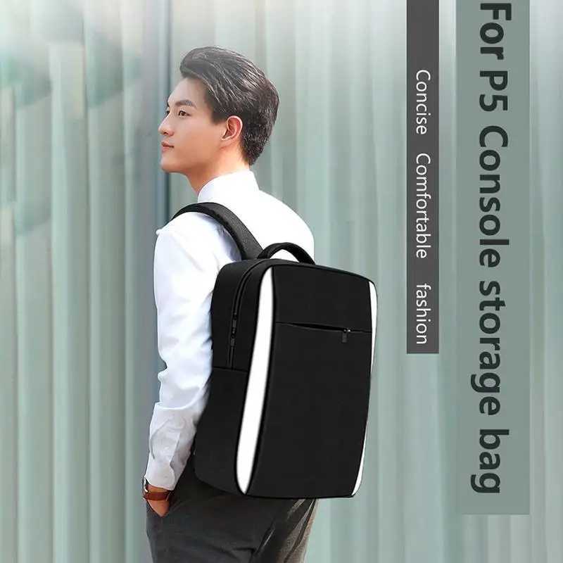 Travel Backpack For PS5 Console Accessories Protective Carrying Case Storage Bag Compatible With 5 ConsoleXJ241030