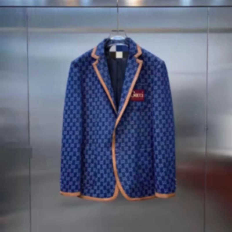 Men's Jackets designer jacket mens cardigan coat vers jacquard embroidered Denim lapel blazer for men and women