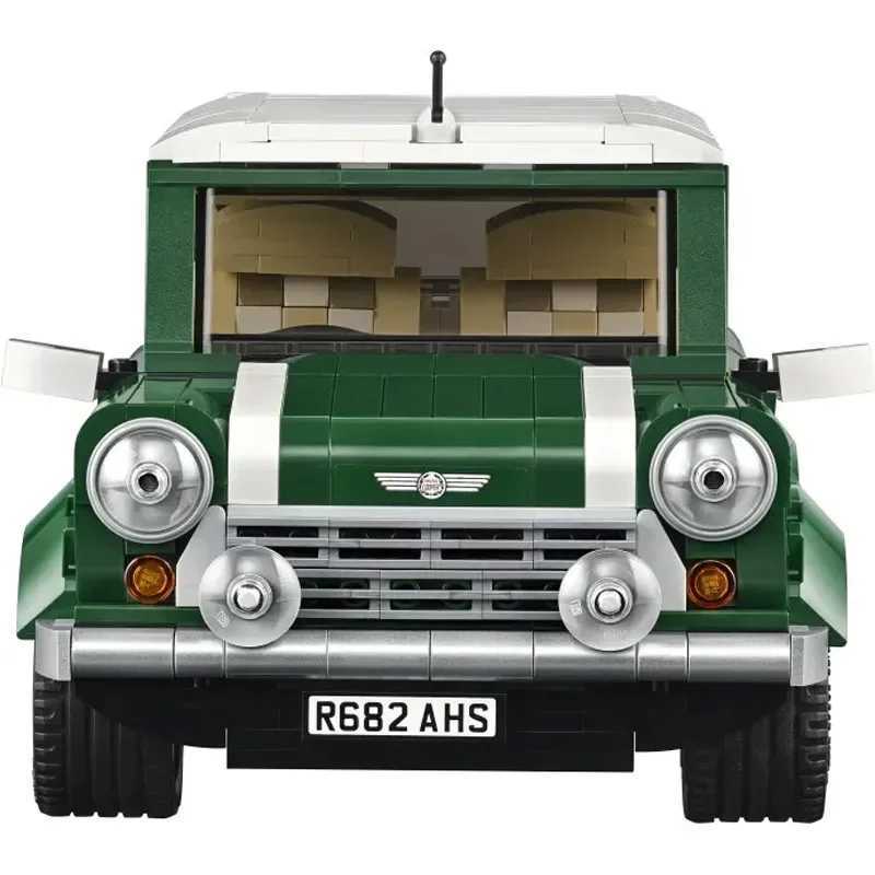 In Shock Classic Technical Retro Vintage Car Building Blocks Compatible 10242 Model Sets Bricks Kids Toy GiftXJ241029