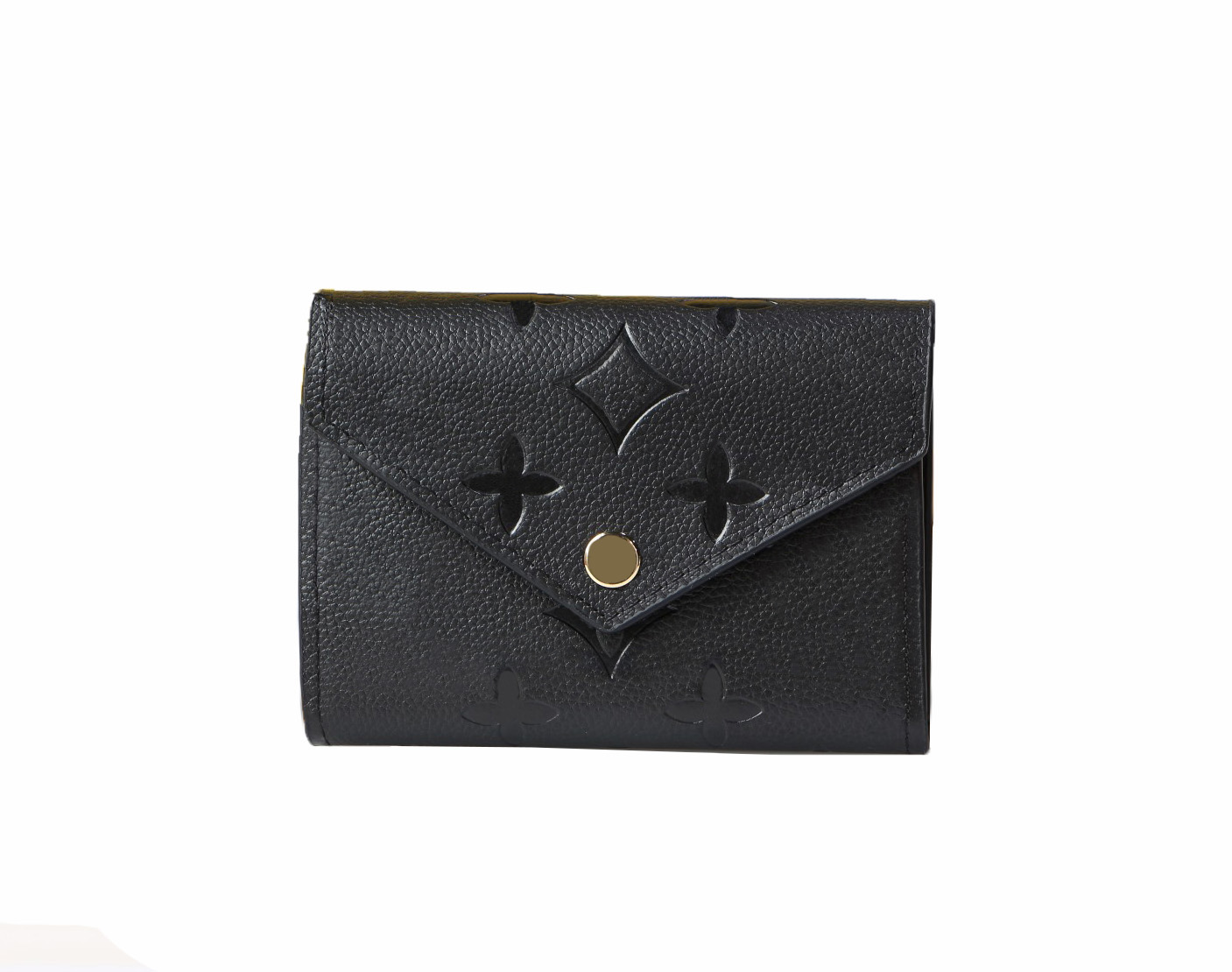 Designer Women's Victorine Wallets Classic Embossed Flower Short Purse Premium Quality Fashion Card Holder Ladies Elegant Small Money Clutch with Box and Dust bag