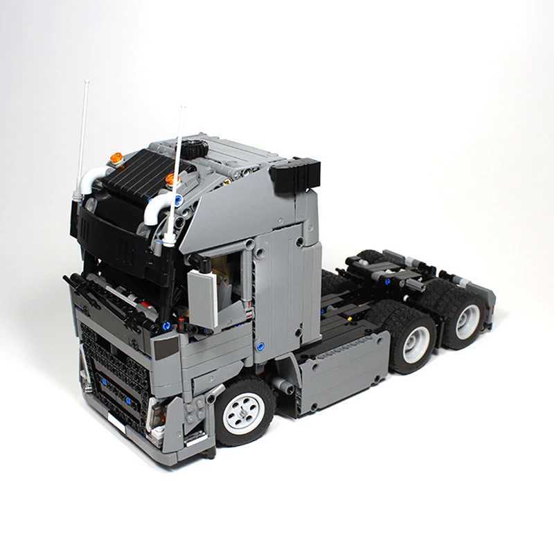 Technical Truck Engineering Container FH Tractor Unit Building Blocks 4x2 6x4 Trailer Unit Tower Head Car Model Bricks Toy GiftsXJ241029 - view 6