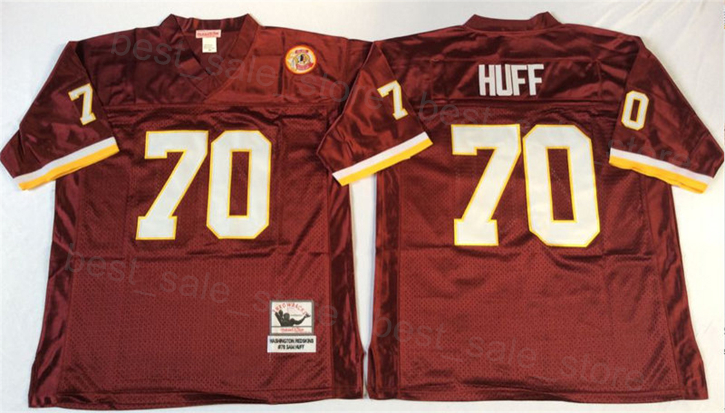 Washington Throwback Jerseys Football 9 Sonny Jurgensen Russ Grimm Sam Huff Sammy Baugh Joe Theismann Art Monk Doug Williams Darrell Green Sean Taylor