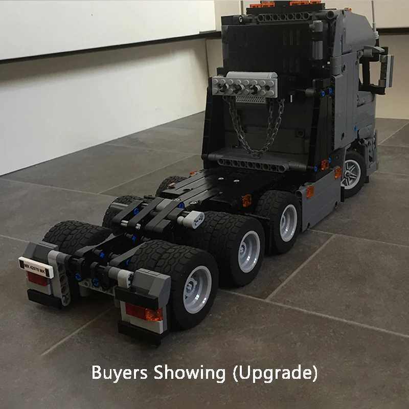 Technical Truck Engineering Container FH Tractor Unit Building Blocks 4x2 6x4 Trailer Unit Tower Head Car Model Bricks Toy GiftsXJ241029 - view 7