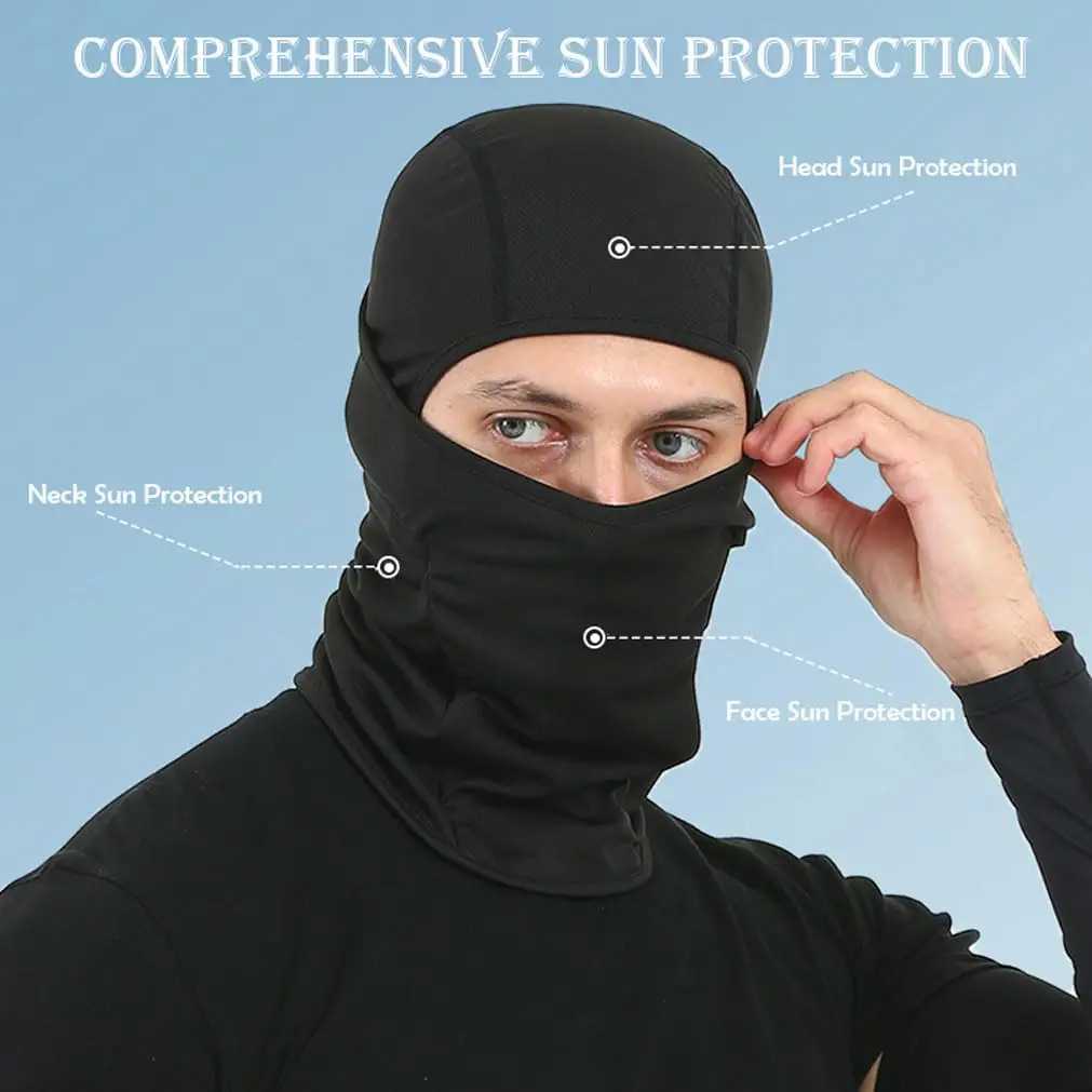 Mens ski mask Balaclava face mask Shiesty face mask UV protection lightweight motorcycle ski board W241029