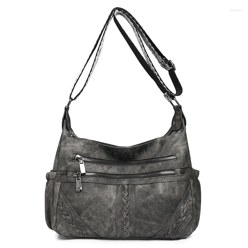 2025 NEW Drawstring Women Fashion Handbag Beautiful Lady Crossbody Bag Female Elegant Leather One Shoulder Shopping Sac A Main zhanyishengli