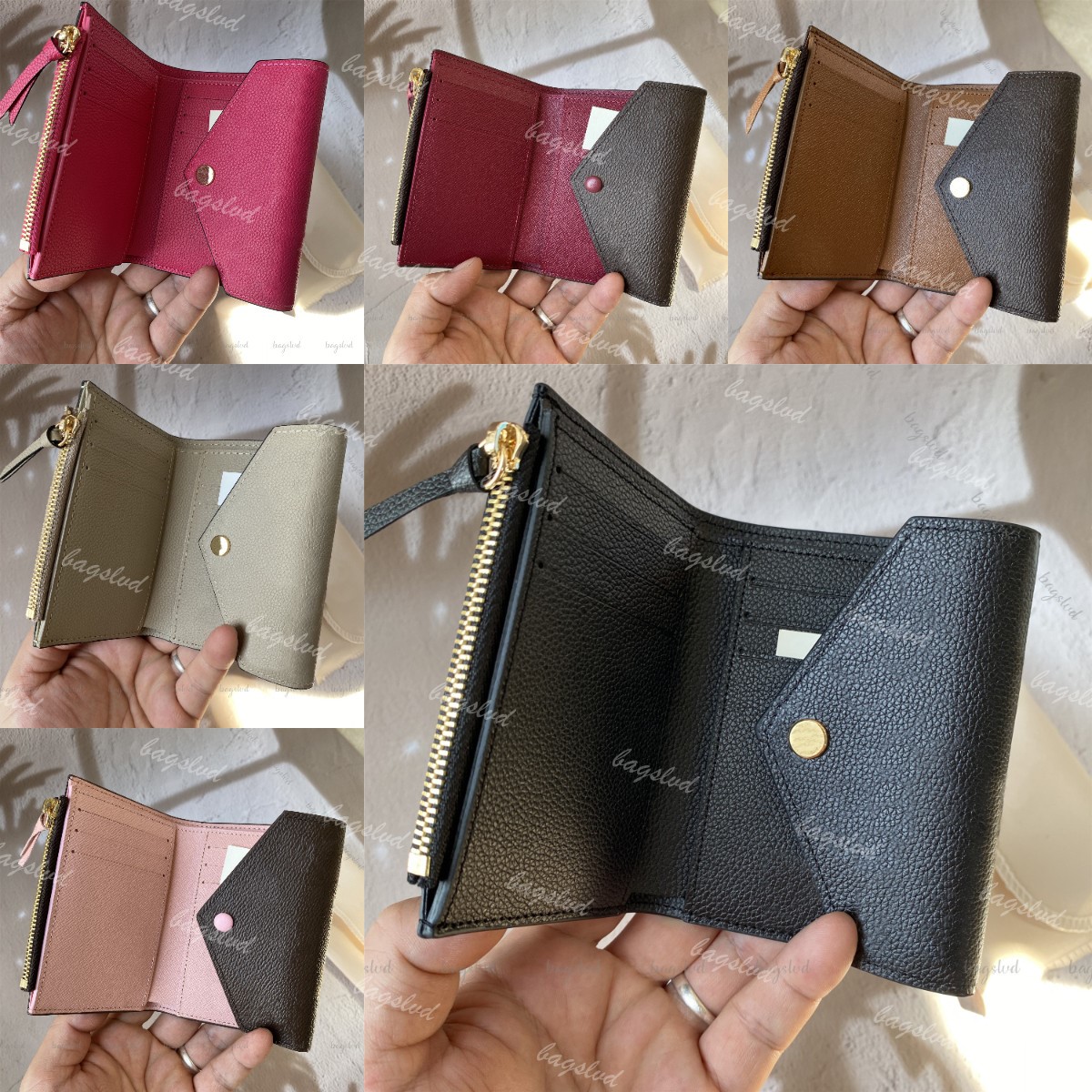 Ladies wallet designer women Purse card holder designer wallet small wallet Foldable wallet luxury wallets Coin Pouch purses Zippered wallet Coin Pocket with Box