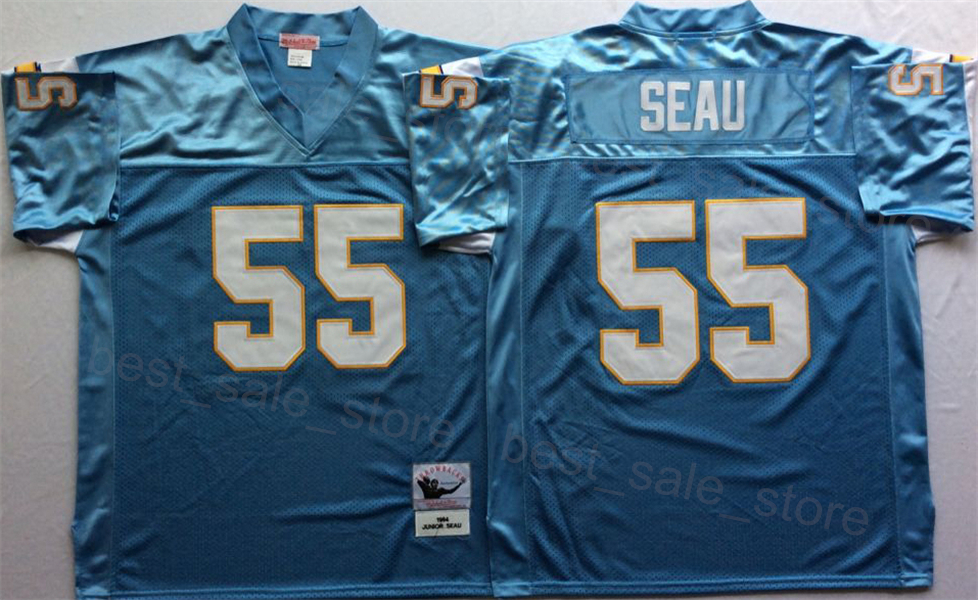 1987 1984 Retro Football Los Angeles Throwback Jerseys 14 Dan Fouts 55 Junior Seau 19 Lance Alworth 80 Kellen Winslow 21 LaDainian Tomlinson Vintage S