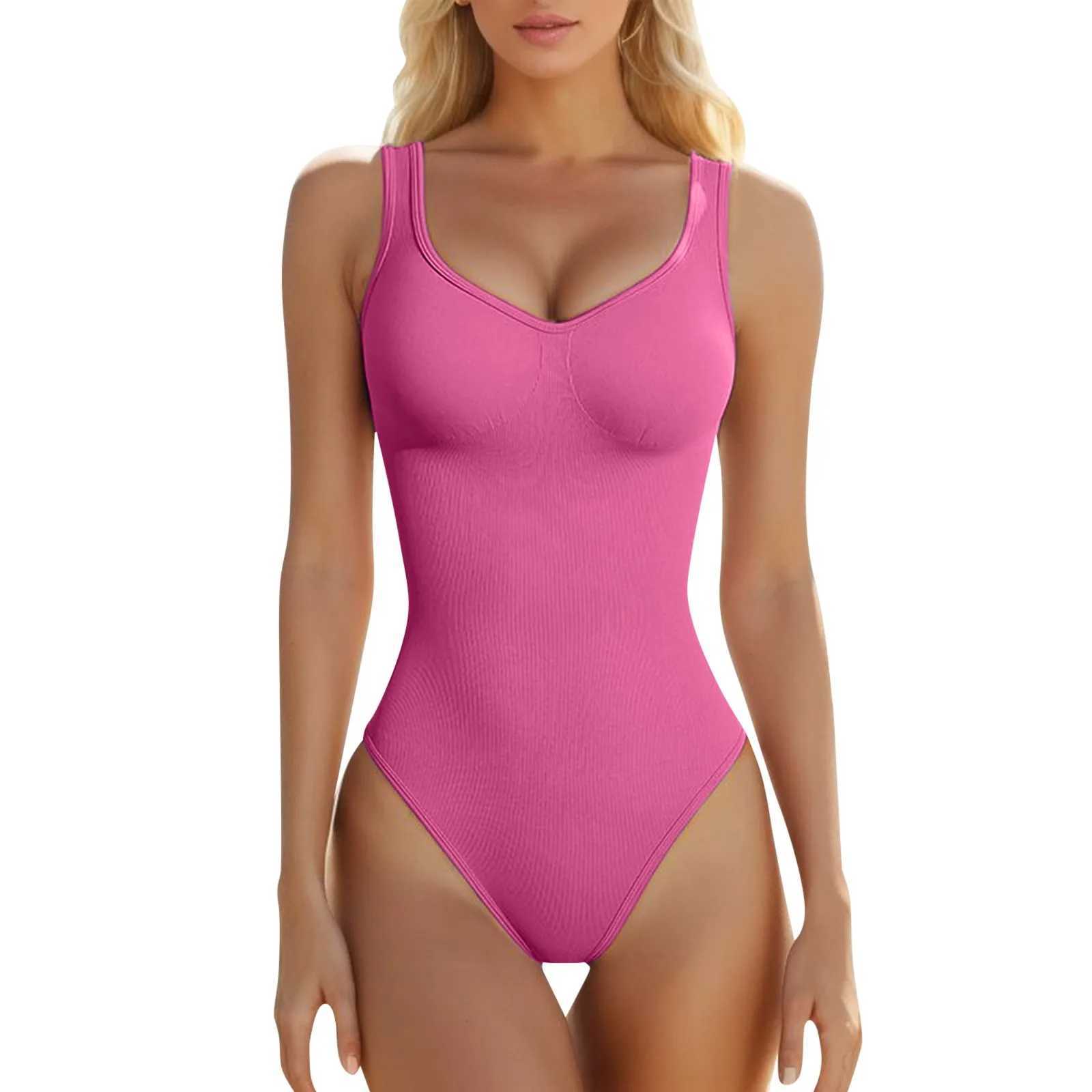 Seamless Shapewear Bodysuit Women Tummy Control Body Shaper Fajas Colombianas Waist Trainer Ladies Sexy Thong Slimming UnderwearX241030