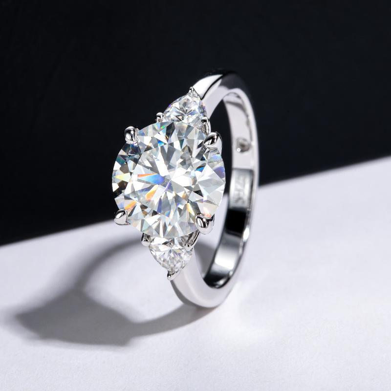 Stunning 2024 Sterg Sier Wedding Ring: 5A Cubic Zirconia Eternity Band