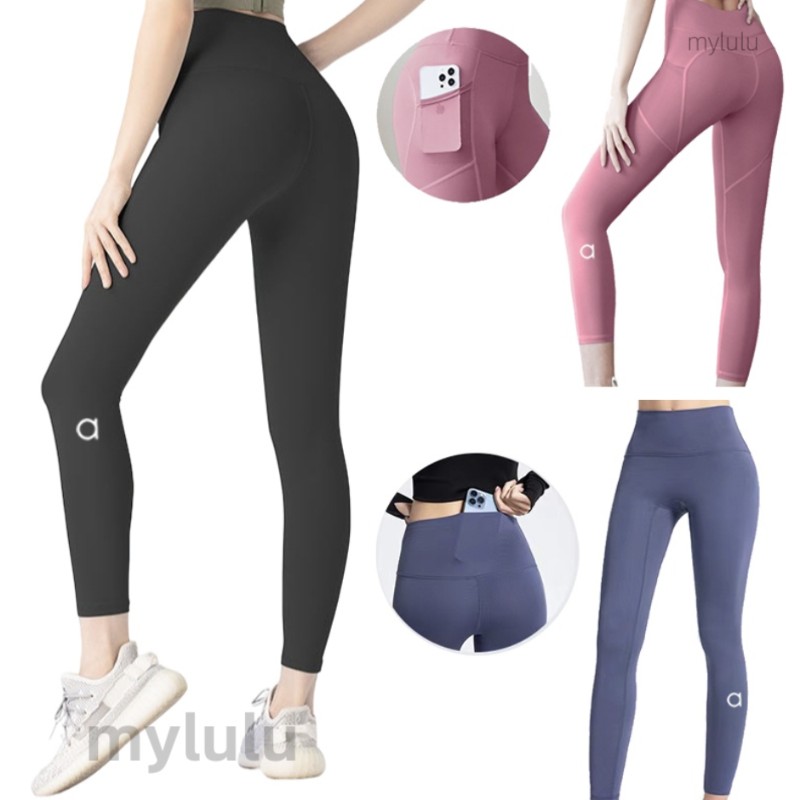 Yoga Pants align leggings with pockets Womens High Waist Sports Fitness flared trousers bell bottom plush Pants Elastic Fitness Outdoor Sports warm Pants