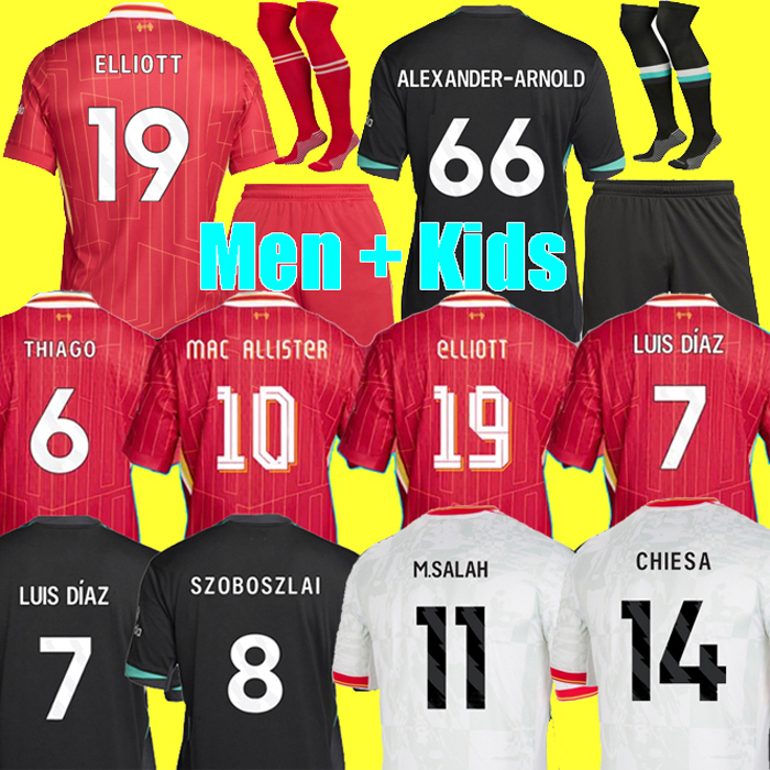 Thailand quality 24 25 LUIS DIAZ soccer jersey DARWIN GAKPO football shirt men kids kits SETS 2025 jerseys 2026