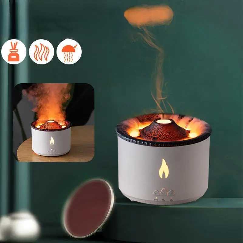 New portable diffuser one 360ML air humidifier with lovely smoke ring night light desktop perfume diffuser Essent Y241104