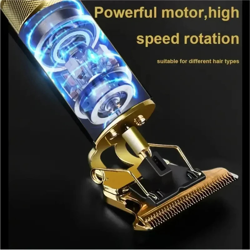 Mens T9 Carving Hair Trimmer Mini Electric Hair Clipper Beard Trimer Barber Cordless Hair Cutting Machine Haircut Edge Razor 241029