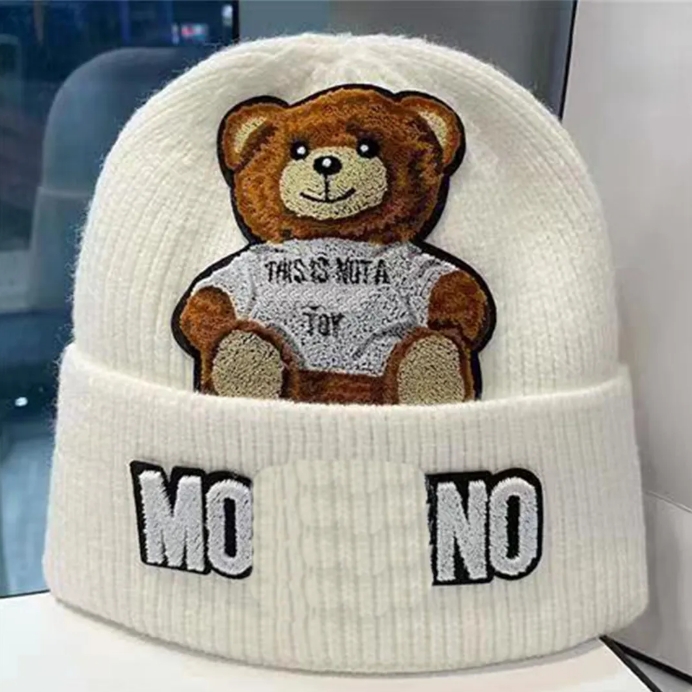 Designer Beanie hat Man Beanie Hat Woolen Winter Hat Designer Beanie Rabbit Hair White Gray Black Pink Red Thickened Classic Hat Bucket Hats For Men