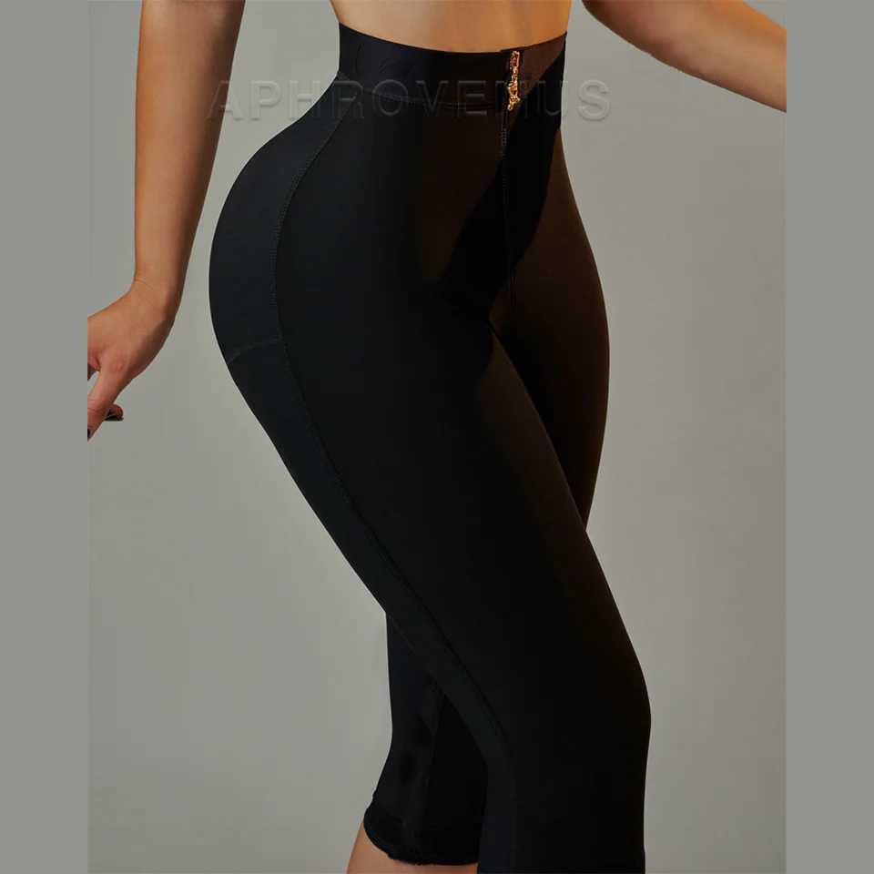 Fajas Colombianas Butt Lifter Pants Long to the Knee Tummy Control for Women Shapewear High Waist Trainer Slimming ShaperX241030