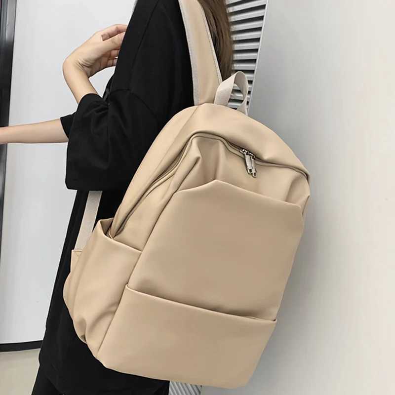 CMM Large Capacity Leather Women Backpack Men Travel Backpacks High Quality Bookbags Mochilas School for College Students 241030