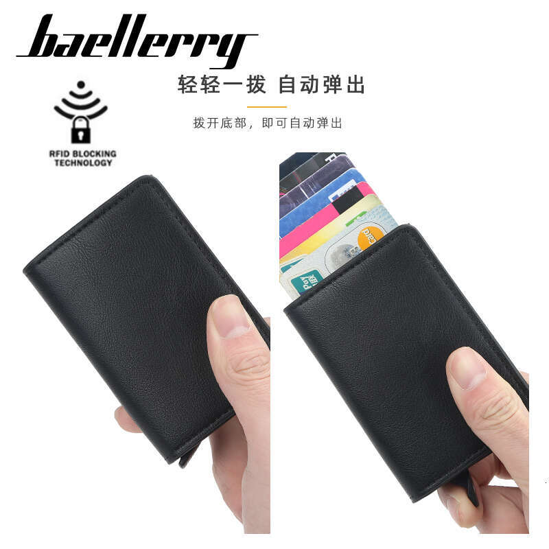 New Man Women Smart Holder Rfid Aluminum Metal Credit Business Mini Card Wallet Dropshipping