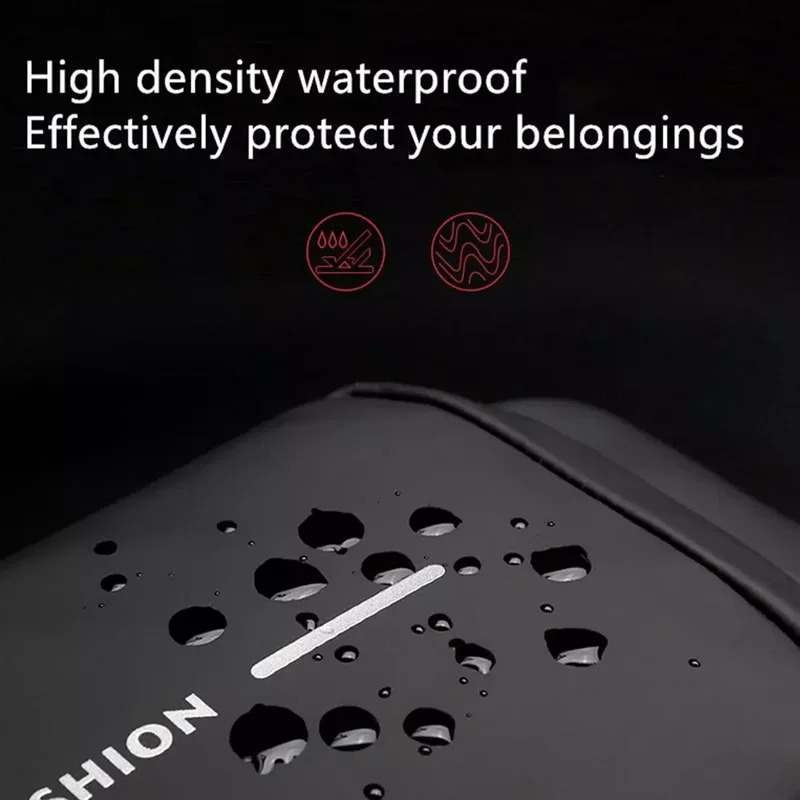 Mens Chest Bag Password Lock Antitheft Biker Leisure Outdoor Running Travel Waist Shoulder Crossbody Sports Backpacks 241029