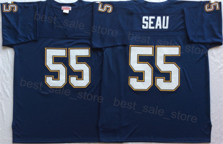 1987 1984 Retro Football Los Angeles Throwback Jerseys 14 Dan Fouts 55 Junior Seau 19 Lance Alworth 80 Kellen Winslow 21 LaDainian Tomlinson Vintage S