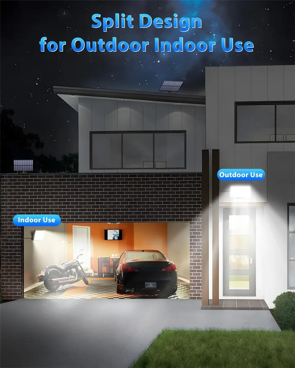 172LED Solar Light Outdoor Waterproof with Motion Sensor Floodlight Remote Control 3 Modes for Patio Garage Backyard 241028