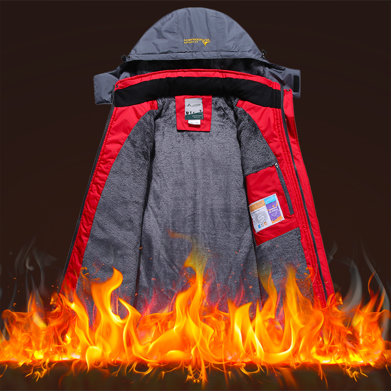 Winter Ski Suit Men Snowboard Fleece Jacket Pants Thicken Warm Waterproof Windproof Skiing And Snowboarding Sets Snow Suits Male