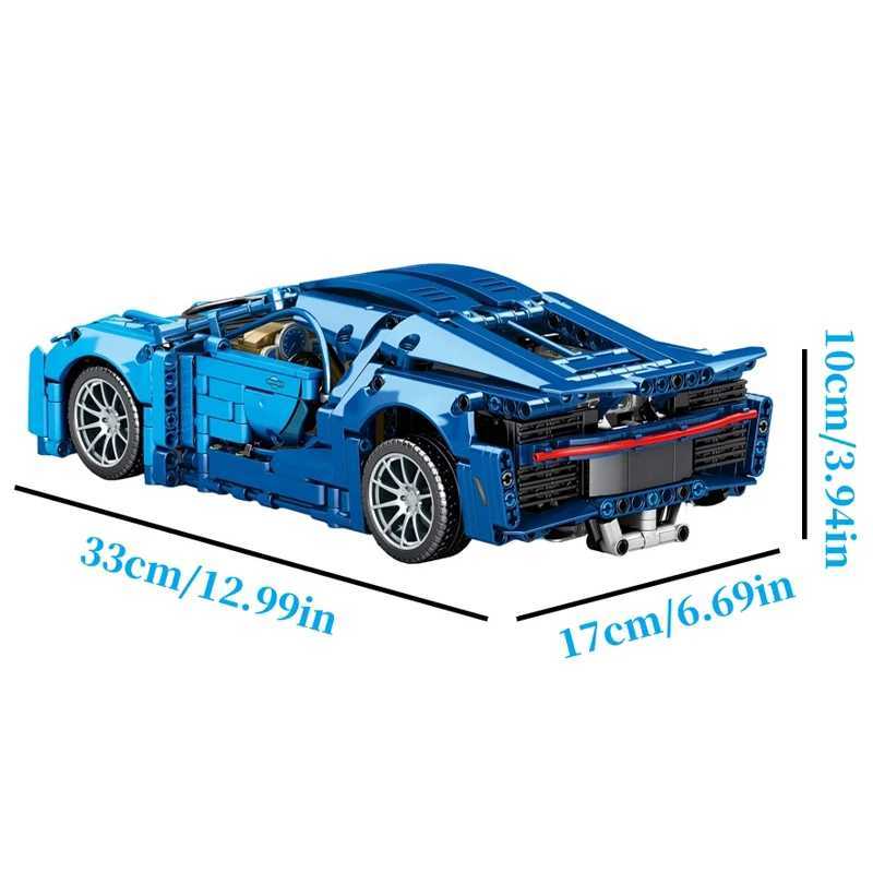 Technical 1 14 Super Sports Car Building Blocks Racing Car Ci Speed Famous Vehicle Brick Model Assembly Toy Kid Christmas GiftXJ241029