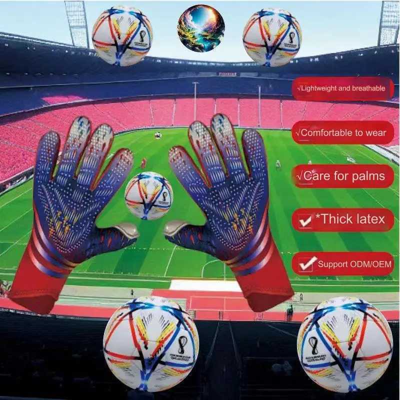 Football goal gloves adult goal falcon game training professional latex anti slip and wear-resistant goal glovesXJ250412