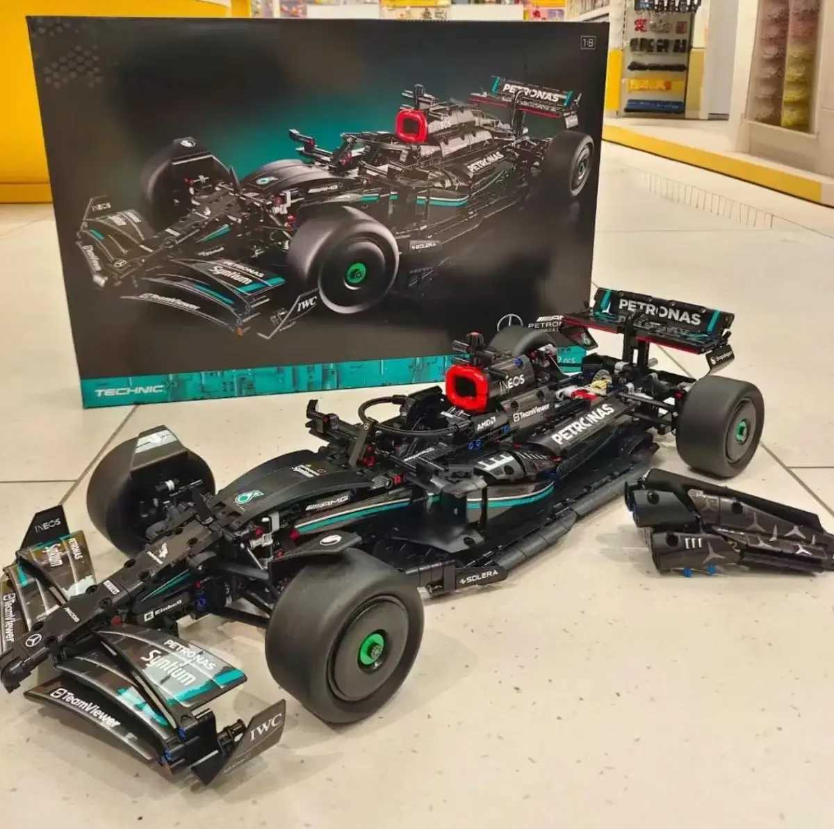1642Pcs Technical Speed Race F1 W14 E Performance Car Building Blocks 42171 Assemble Bricks Vehicle Toys Gifts For Adult BoyXJ241029 sds