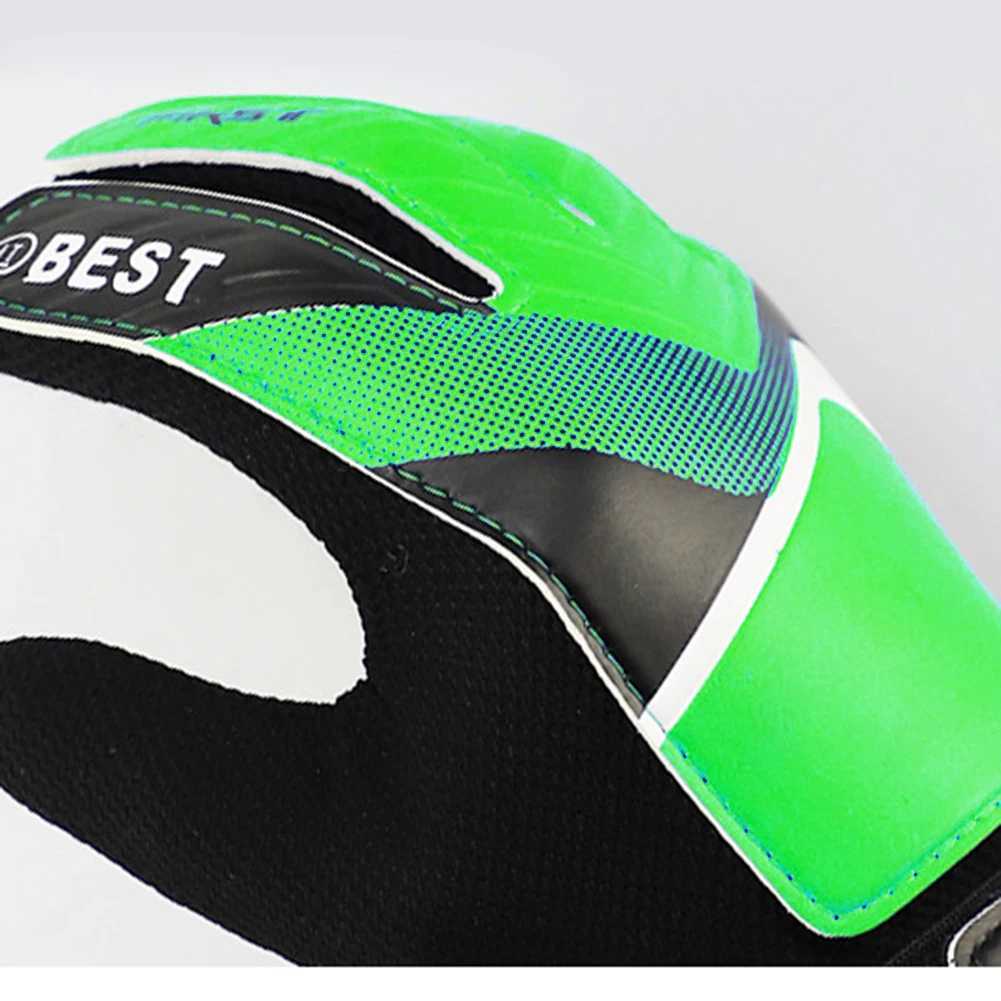 Goalkeeper gloves latex support football goalkeeper gloves full finger protection anti slip breathable childrenXJ250412