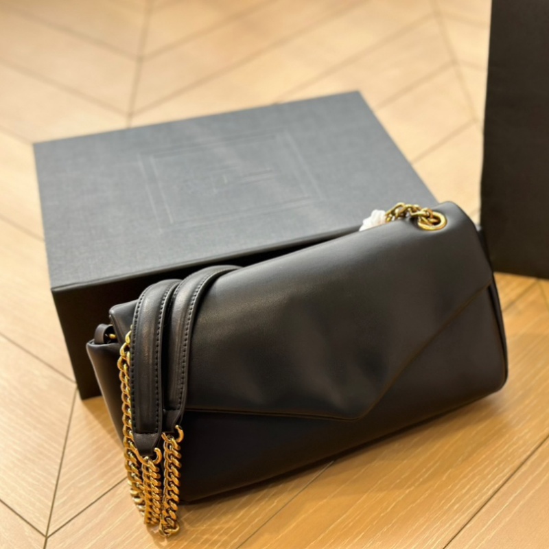 Luxury Designer Bag Calypso Small In Plunged Lambskin Chain Crossbody Women Hobo Sleek Design Shoulder Bags Purse Tote