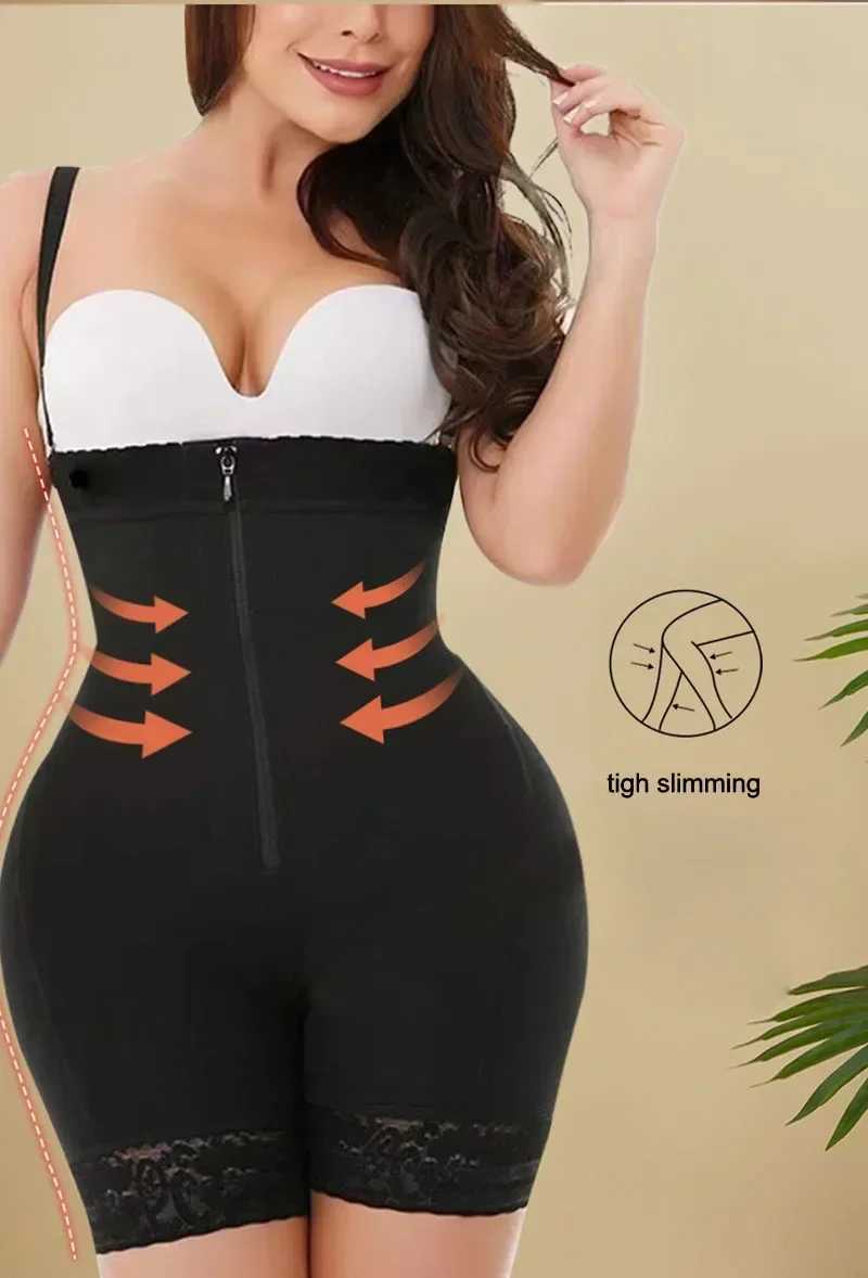 ruliA Fajas Colombiana Girdle Full Body Shaper Lift Up Butt Lifter Bodysuits Tummy Control Panties Waist Trainer Thigh SlimmerX241030