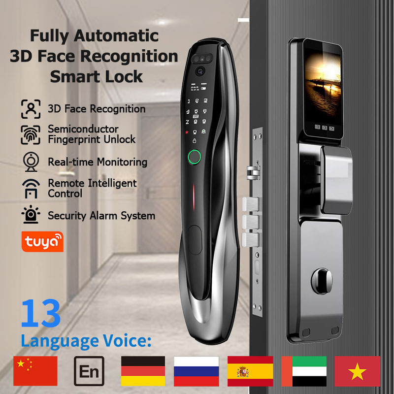 PLM1 Advanced Home Security Smart Door Lock with Fingerprint Reader & Digital Keypad