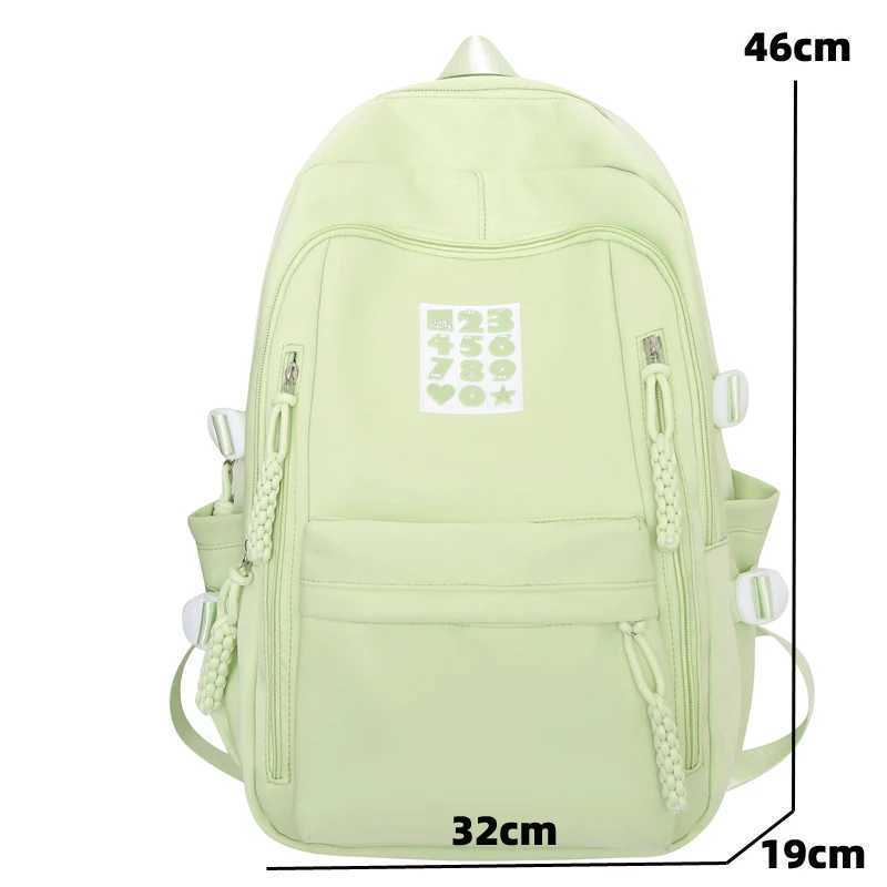 CMM High School Girls Backpack Bags for Teenage Multi Pockets New Kawaii Women Harajuku Cute Travel Mochila 241030